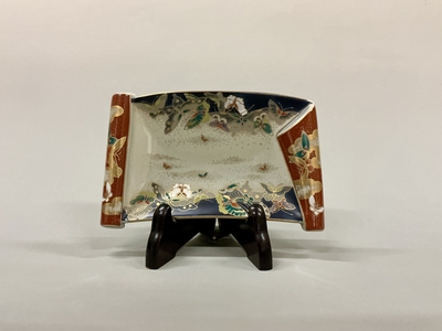 SNT257 極上品 有田焼 松右衛門 作 染錦金彩ラッタン人 南蛮船図火鉢 SNT257 極上品 有田焼 松右衛門 作 染錦金彩ラッタン人 南蛮船図